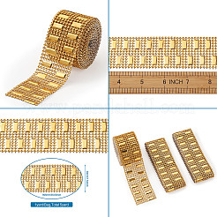 8 ряд пластиковая алмазная сетка обернуть рулон горный хрусталь хрустальная лента торт свадебные украшения DIY-TAC0005-16