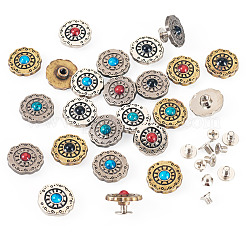 24 набор пуговиц из синтетического камня BUTT-TA0001-23