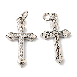 Латунные микро проложить кубического циркония подвески ZIRC-P060-21P