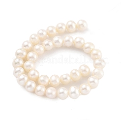 Brins de perles de culture d'eau douce naturelles&nbsp;PEAR-C003-13F-X