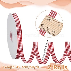 Нейлоновая лента с принтом в клетку OCOR-WH0097-70A