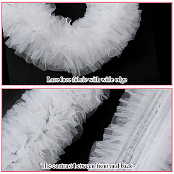 3 ярд плиссированной кружевной отделки из полиэстера&nbsp;OCOR-CY0001-02B