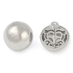 Aretes de latón semicirculares con revestimiento en rack para mujer&nbsp;EJEW-Z059-02P