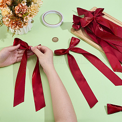 8 шт. полиэстеровая лента бант украшение&nbsp;HJEW-PH02158