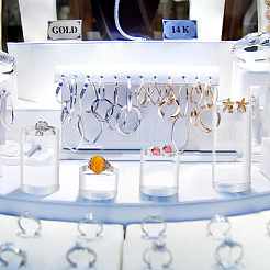 5 шт. 5 стиля колонны прозрачные акриловые пьедесталы для ювелирных изделий ODIS-FG0001-64