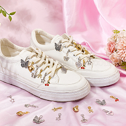 14 шт. 7 стиля подвески для обуви из сплава&nbsp;HJEW-GO00225