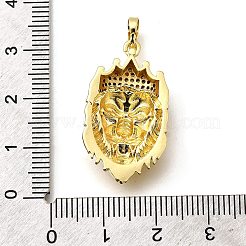 Реечное покрытие латунь микропаве кубический цирконий эмаль подвески&nbsp;KK-L226-033G-01