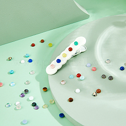 48 шт. 24 стиля кабошонов из натуральных и синтетических смешанных драгоценных камней G-FH0002-50