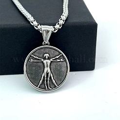 Ожерелье с подвеской из нержавеющей стали 304&nbsp;CI8024