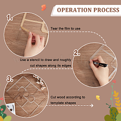 Прямоугольный акриловый лоток с 9 карманом FIND-WH0420-59