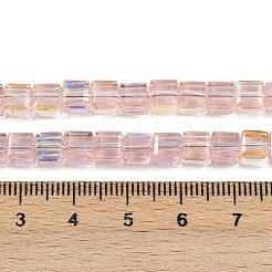 Гальванизируйте прозрачное стекло бисер нитей&nbsp;EGLA-B011-07A-AB05