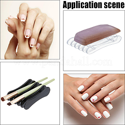 2 Stück 2 Farben Kunststoff-Aufbewahrungsregal für Nailart-Stifte&nbsp;AJEW-GF0012-98