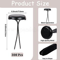 300 шт. плоские круглые железные гвозди IFIN-CP0001-08