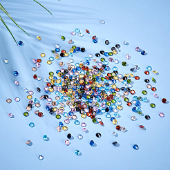 400 Stück 8 Farben Zirkonia-Cabochons&nbsp;ZIRC-PH0001-39