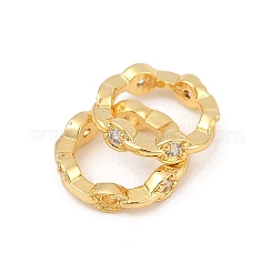 Рамка из прозрачного кубического циркония из латуни&nbsp;LS-KK-D375-33G-01