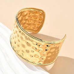 Браслеты-манжеты из нержавеющей стали 304 для женщин AJEW-P127-23G