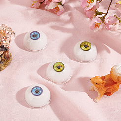 4 шт. 2-х цветные смоляные глаза DIY-PH0013-66