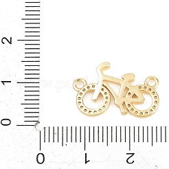 Pendenti in zirconi cubici trasparenti in micro pavè di ottone&nbsp;KK-D258-35G