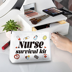 Косметички из искусственной кожи с принтом медсестры AJEW-WH20027-002
