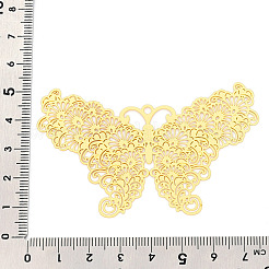 Латунные филигранные большие кулоны KKC-T003-08G