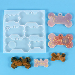 Кулон в форме кости силиконовые Молды SIMO-PW0001-327