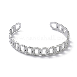 Bracciali a polsino in acciaio inossidabile 304&nbsp;BJEW-A160-02P