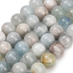 Natürliche Aquamarin Perlen Stränge&nbsp;GG-CBA1CAF-A02-12mm