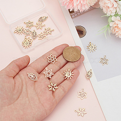 20 шт. 5 стиля ионного покрытия (IP) 316L хирургическая нержавеющая сталь подвески STAS-AN0001-04