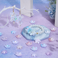 150 шт. 6-цветные акриловые колпачки для бусин&nbsp;SACR-PH0002-36