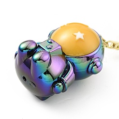 Акриловый брелок с подвеской в виде космонавта&nbsp;KEYC-G052-07LG-04