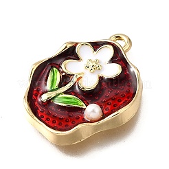 Подвески из эмали и сплава&nbsp;LS-ENAM-K076-11C-G