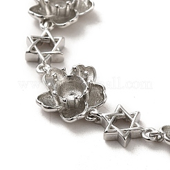 Изготовление браслета-цепочки из латуни&nbsp;BJEW-B077-03