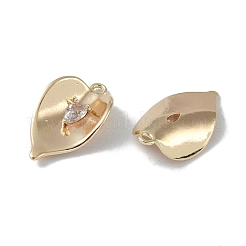 Colgantes de Latón Cubic Zirconia&nbsp;KK-H482-12G-03