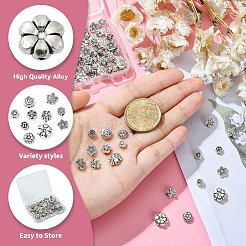 100шт 10 стиля бусины из сплава в тибетском стиле&nbsp;TIBEB-CJ0001-20