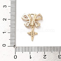 Латунные микро проложить кубического циркония подвески&nbsp;LS-KK-P301-03C-G