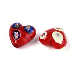 Стекло ручной работы тысячецветник бисера&nbsp;LAMP-N024-43D