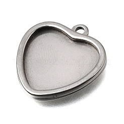 Pendentifs cabochons en acier inoxydable 304&nbsp;STAS-F365-01C-P