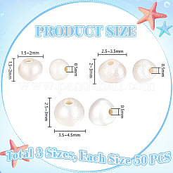 150 шт. 3 вида бусин из натурального культивированного пресноводного жемчуга&nbsp;PEAR-PH0001-35