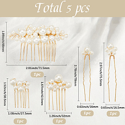 Железные палочки для волос и расчески OHAR-WH20008-06G