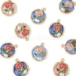 10 шт. Подвески из сплава с эмалью ENAM-FS0003-26