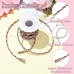 5 м плетеных проводов из нержавеющей стали 304 с нейлоновым покрытием&nbsp;TWIR-CJ0001-02A