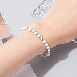 4 нити натуральных бусин говлита нити&nbsp;TURQ-OC0001-02A