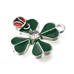 Legierung Rhinestone-Emaille-Anhänger&nbsp;FIND-E049-07B-P
