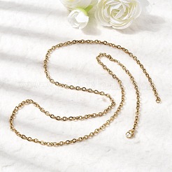 Ожерелья из нержавеющей стали 304 с цепочкой из троса&nbsp;STAS-O053-33G