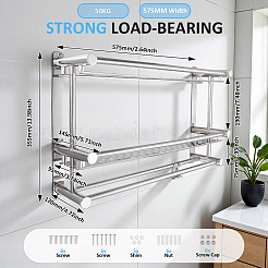 Handtuchrollenhalter aus Edelstahl fürs Badezimmer&nbsp;DIY-TAC0020-94