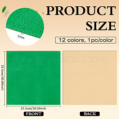 12 stücke 12 farben polyamid künstliche garten gras matte sand tisch modell&nbsp;DIY-BC0016-42