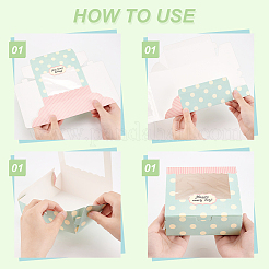 12 Stück Kuchenpapierbox in 2 Stilen&nbsp;CON-OC0001-59