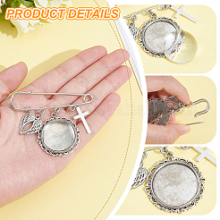 Наборы для самостоятельного изготовления брошей из нержавеющей стали на выпускной&nbsp;AJEW-NB00020