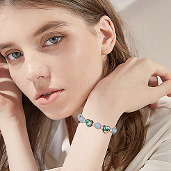 10 шт. бусины из натуральной ракушки абалон/ракушки пауа SSHEL-FI0001-05