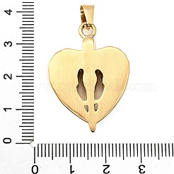 Подвески богиня с крылом из нержавеющей стали 304&nbsp;STAS-M121-04G